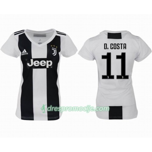 Juventus Dres D.COSTA 11 Ženska Domaći 2018/19 Kratkih Rukava Juventus Dres D.COSTA 11 Ženska Domaći 2018/19 Kratkih Rukava